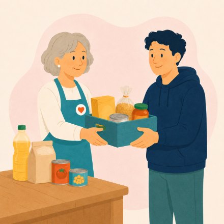 Distribution de banque alimentaire coordonnée avec BenevolOps